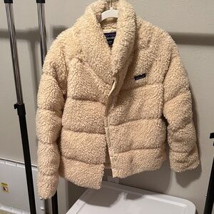 Patagonia Cream Sherpa Coat